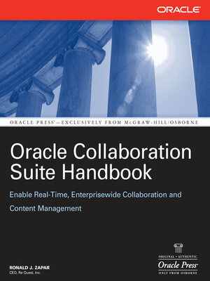 cover image of Oracle Collaboration Suite Handbook
